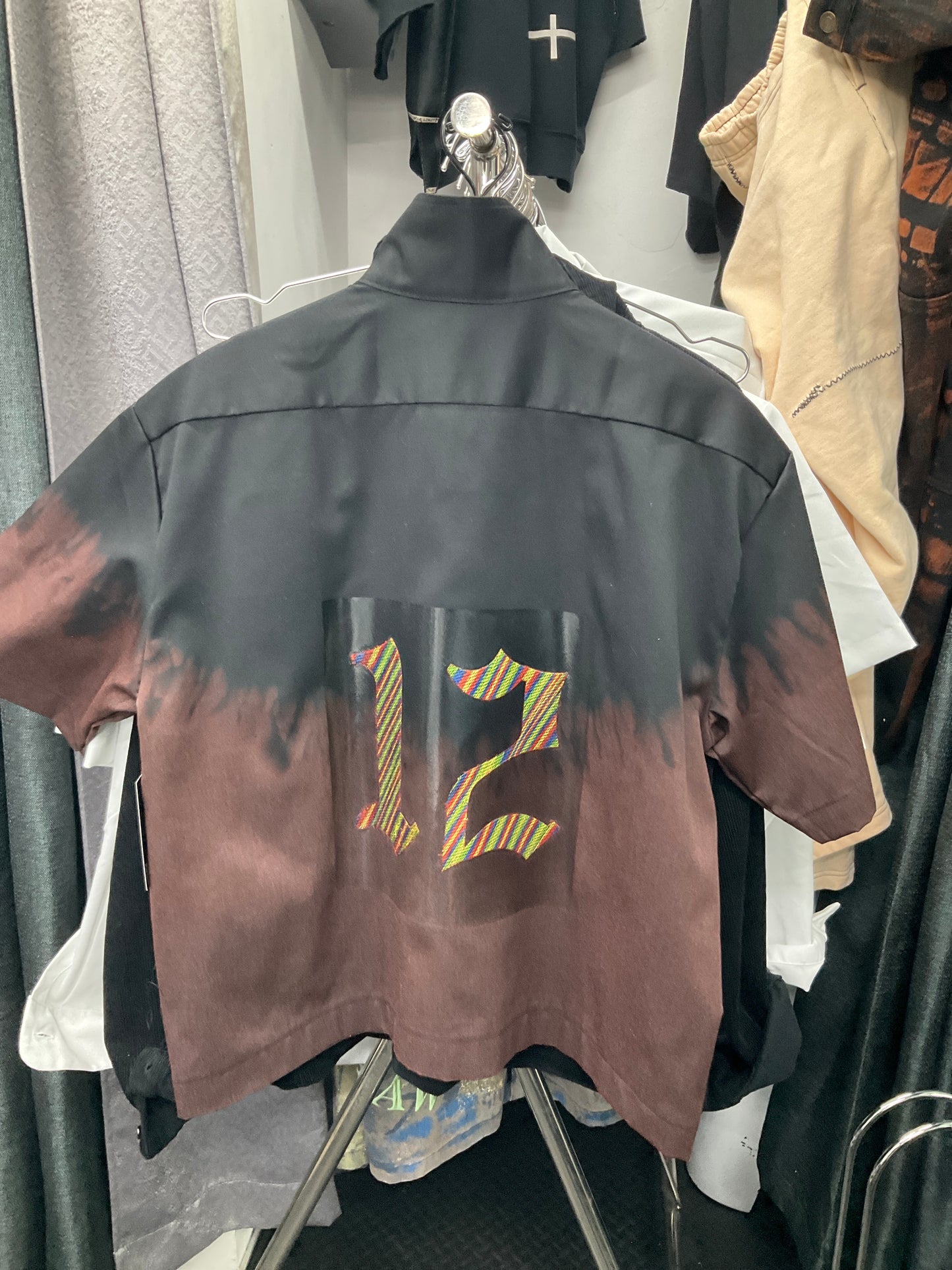 "RASTA Inspired" Button-Down Short Sleeve Shirt