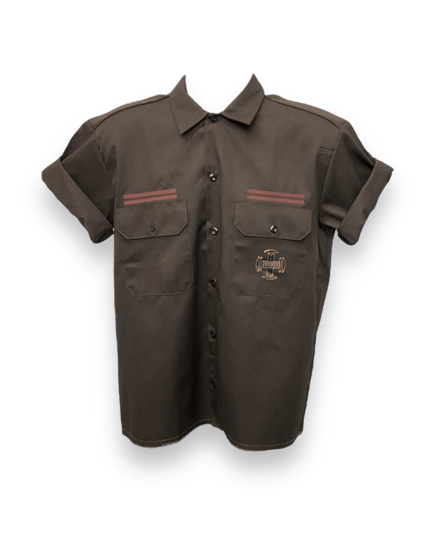 Stylus™ Button-Down Short Sleeve Shirt 44LCopperCircle