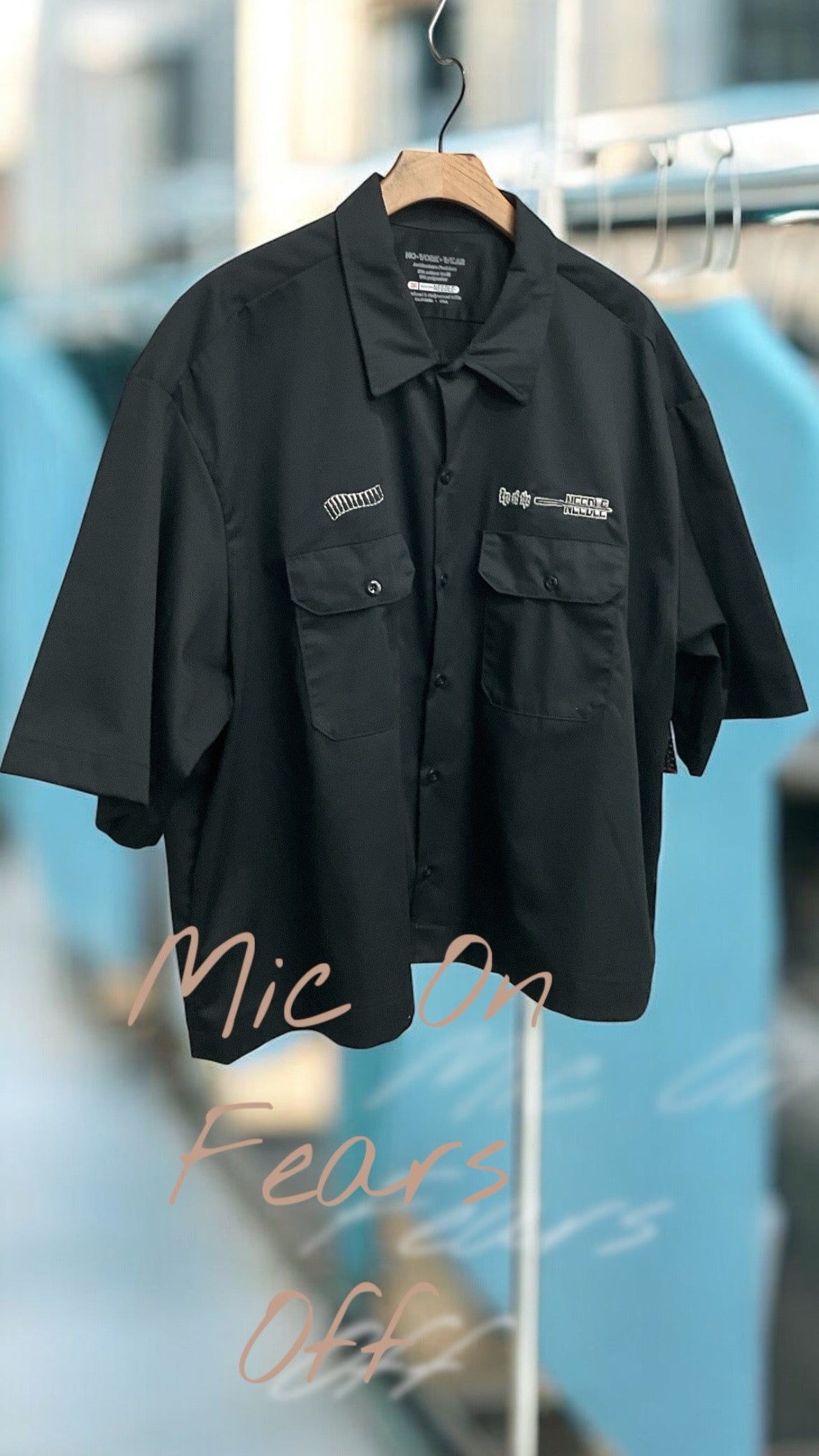 AGO Button Down "keyboard" Short Sleeve Shirt