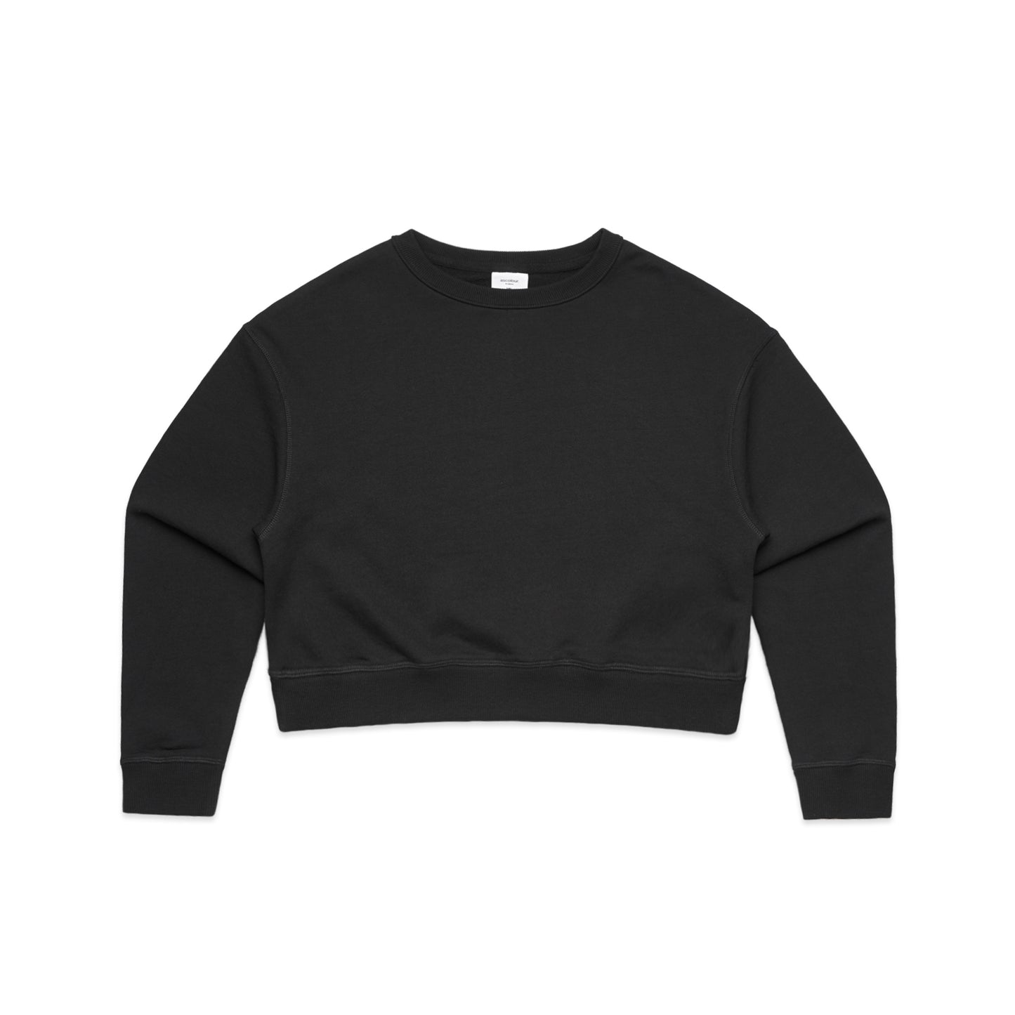 Heavyweight Cotton French Terry Cropped Sweatshirt