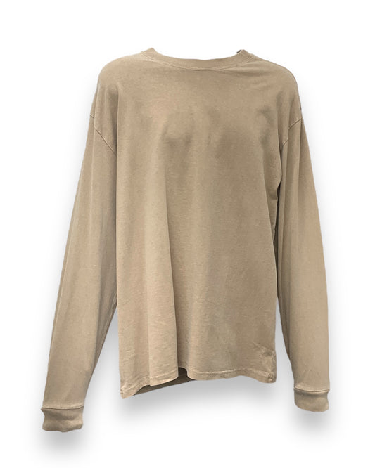 Heavy Faded Long Sleeve Cotton Tee