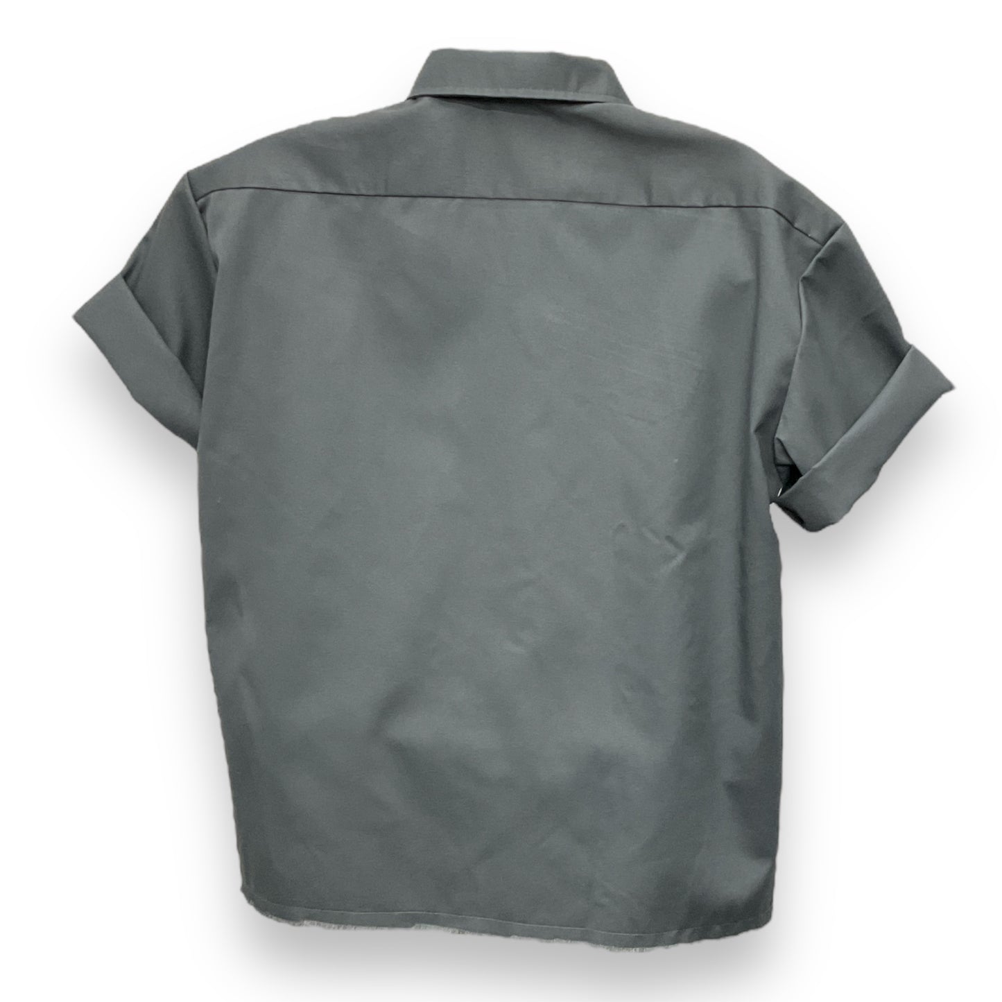 Stylus™ Button-Down Short Sleeve Charcoal Camel101NDL