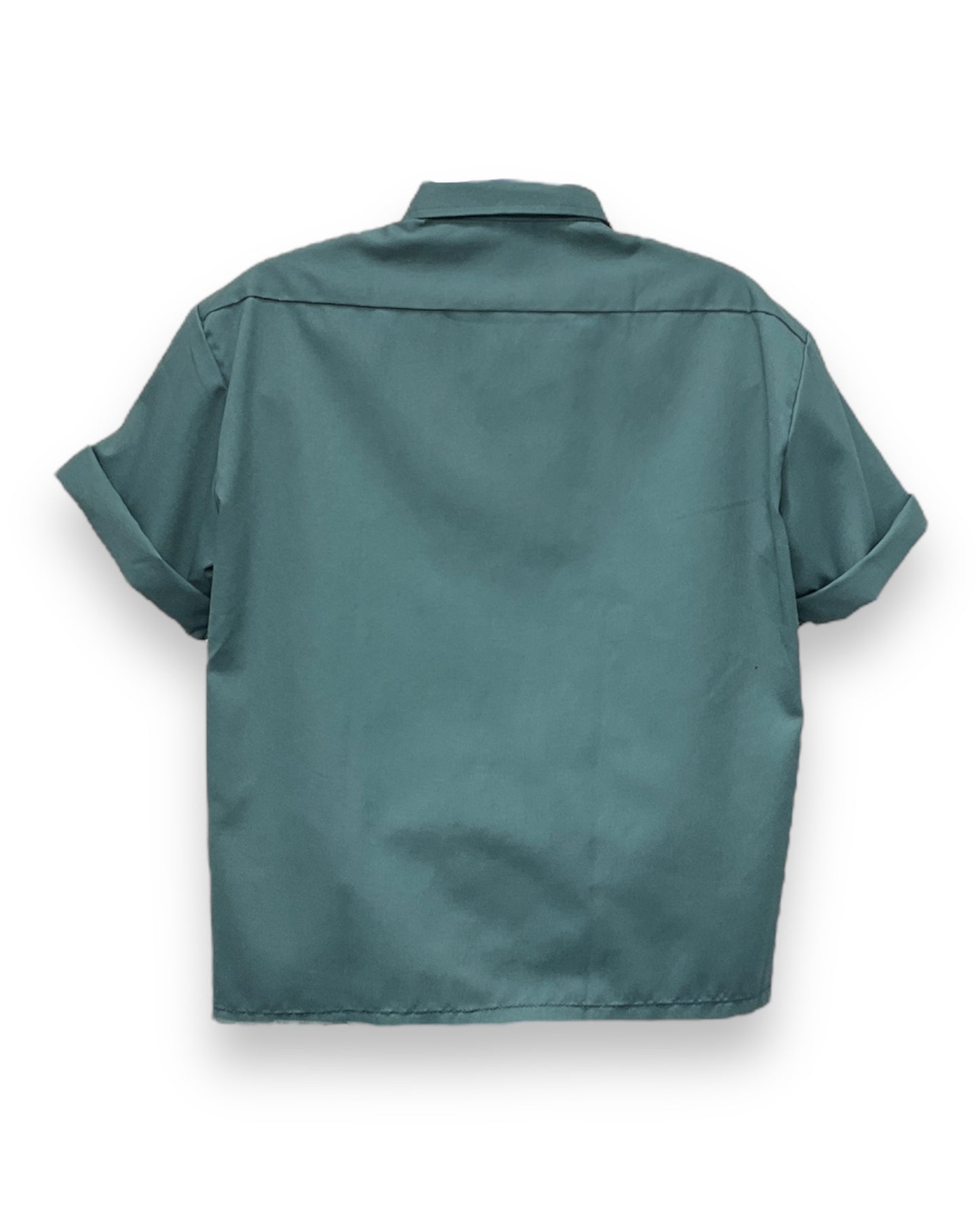 Engineer Button-Down Short Sleeve Shirt Teal