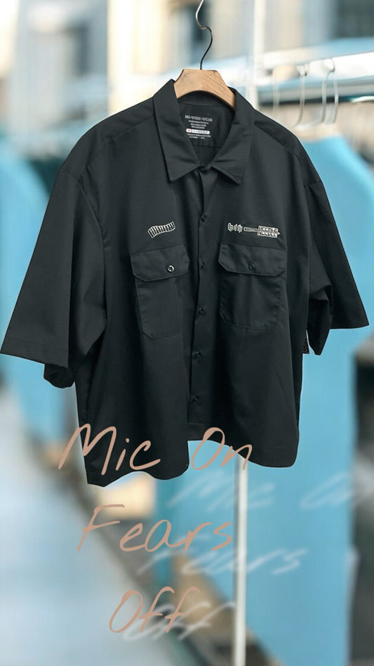 AGO Button Down "keyboard" Short Sleeve Shirt