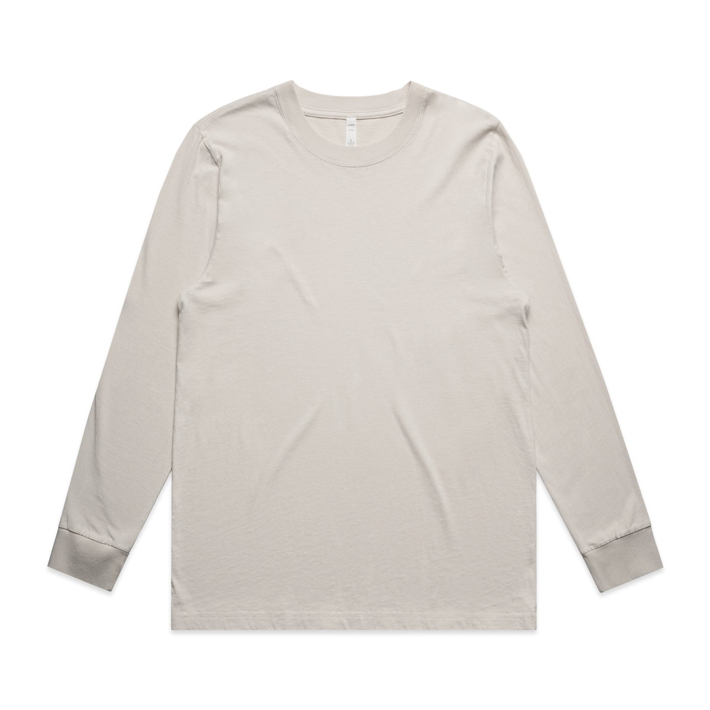 Cropped Heavy Faded Long Sleeve Cotton Tee