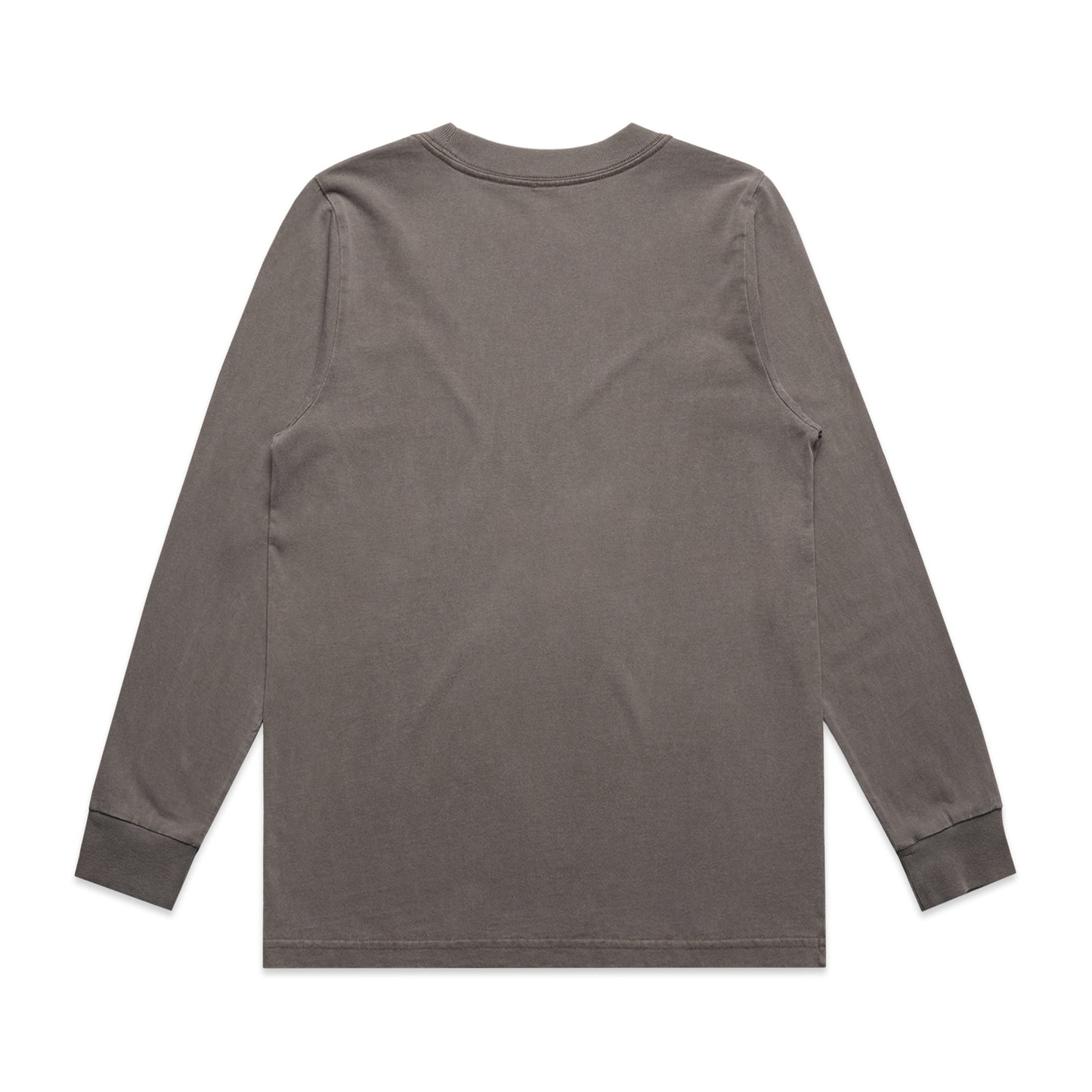 Cropped Heavy Faded Long Sleeve Cotton Tee
