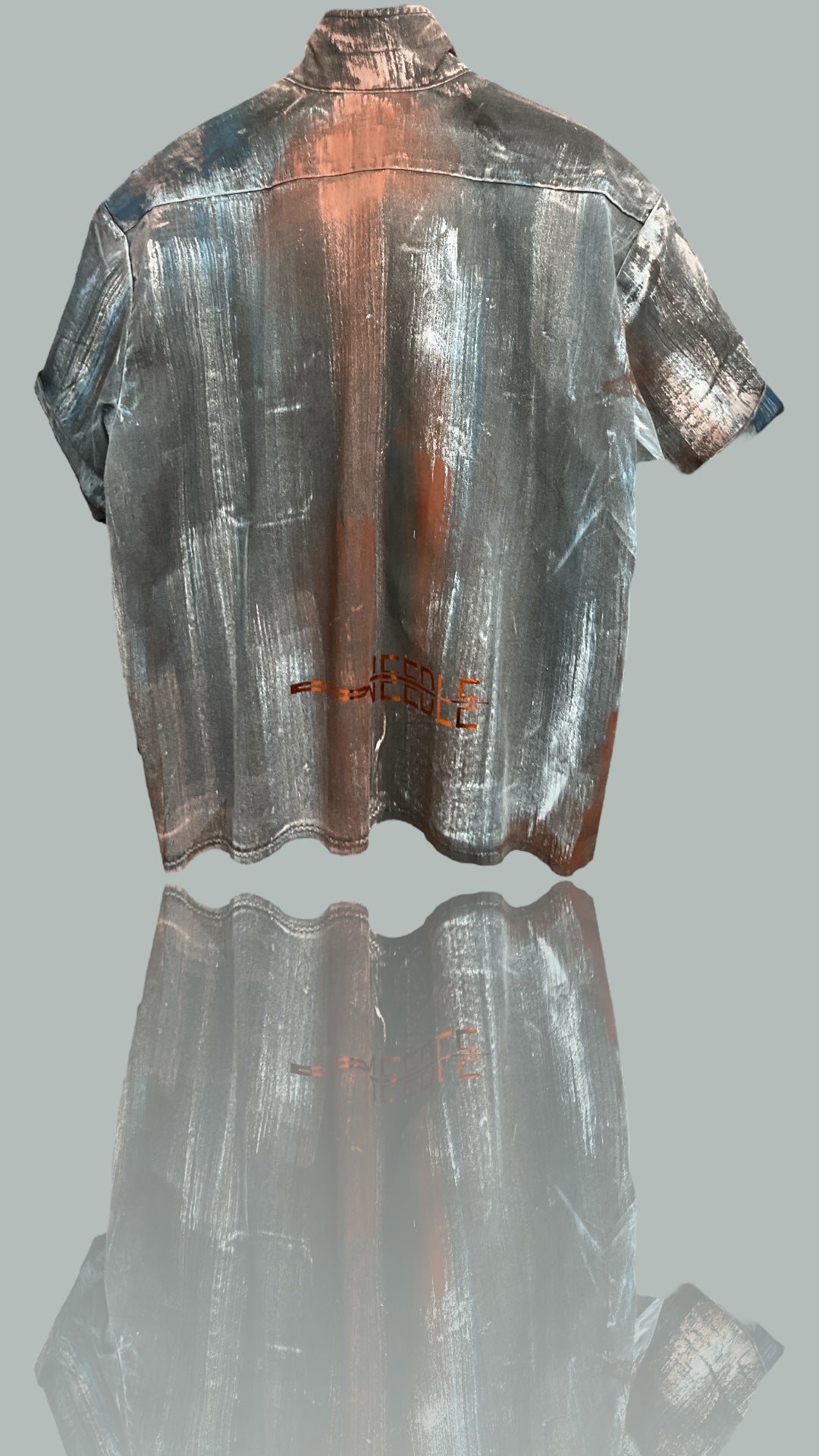"LA Rust" Button Down Short Sleeve Shirt