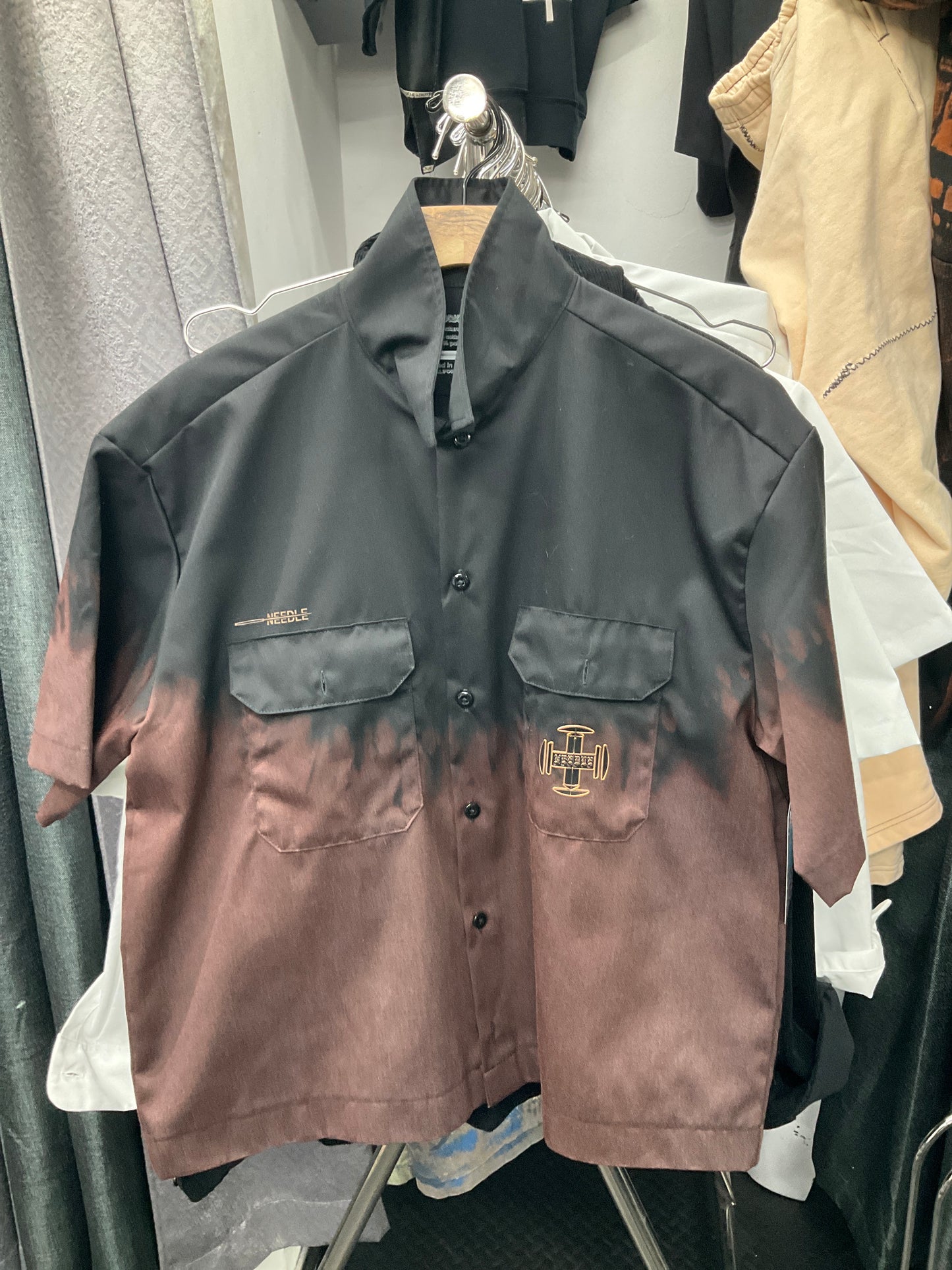 "RASTA Inspired" Button-Down Short Sleeve Shirt