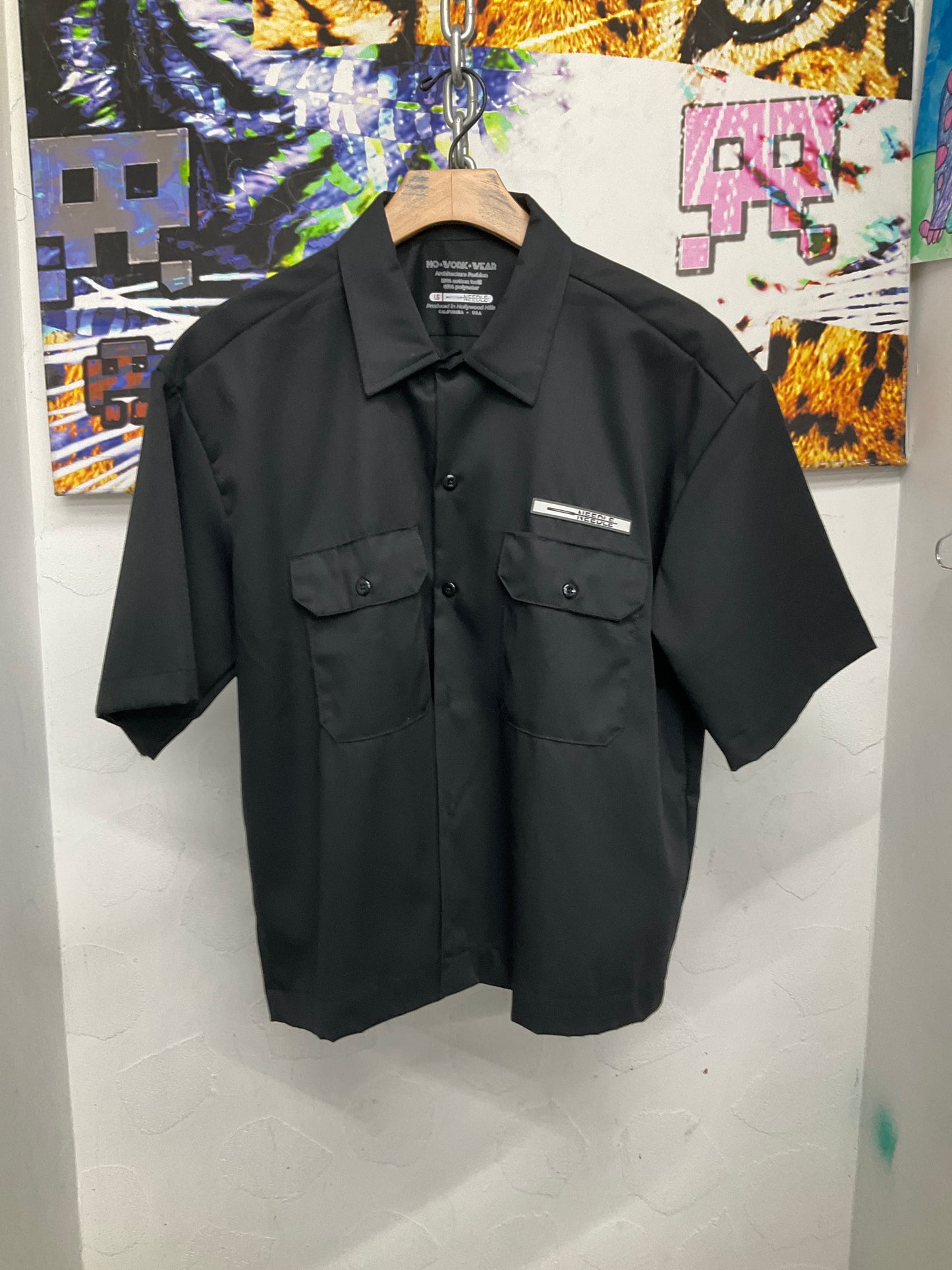"A.G.O. Stamp" Button Down S/S Shirt
