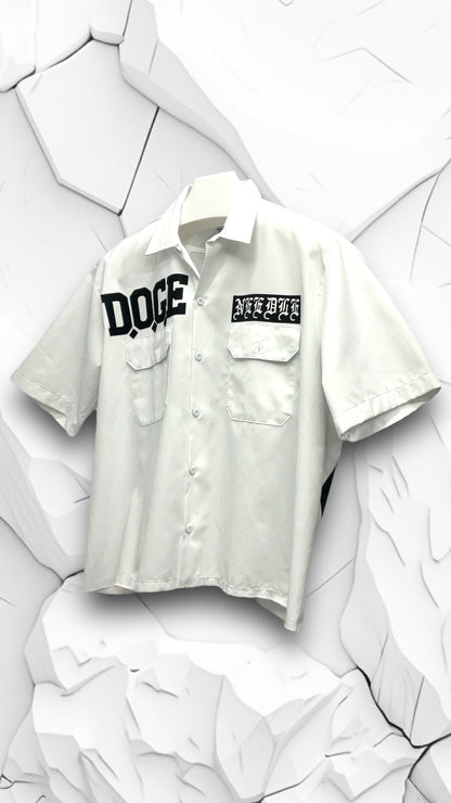D.O.G.E_Button Down Short Sleeve