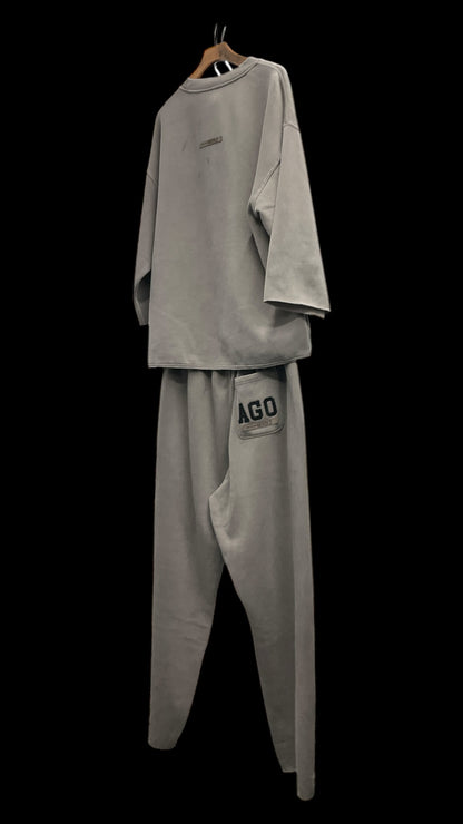 WIDE_NEEDLE_"AGO-CASA"_Relax Sweatpants