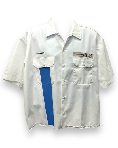 Stylus™ Button-Down Short Sleeve White Midnight Blue 101NDL