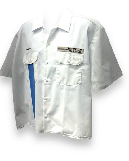 Stylus™ Button-Down Short Sleeve White Midnight Blue 101NDL